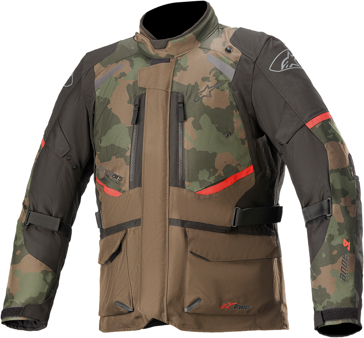 Alpinestars Andes V3 Drystar Jacket Green Camo Medium 3207521-858-M