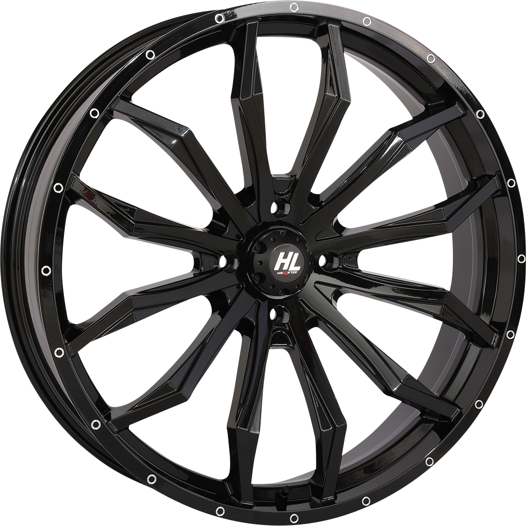 High Lifter HL21 Wheel 24x7 - 5/4.5 - 4+3 (+10 mm) Gloss Black 24HL21-1245