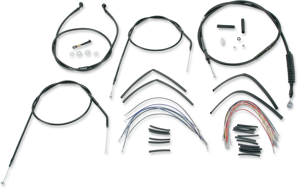 Burly Extended Cable/Brake Line Kit for Burly Ape Handlebars 16in B30-1001
