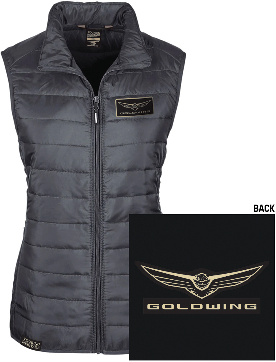 Factory Effex Women's Goldwing Puff Vest Black Medium 25-85812