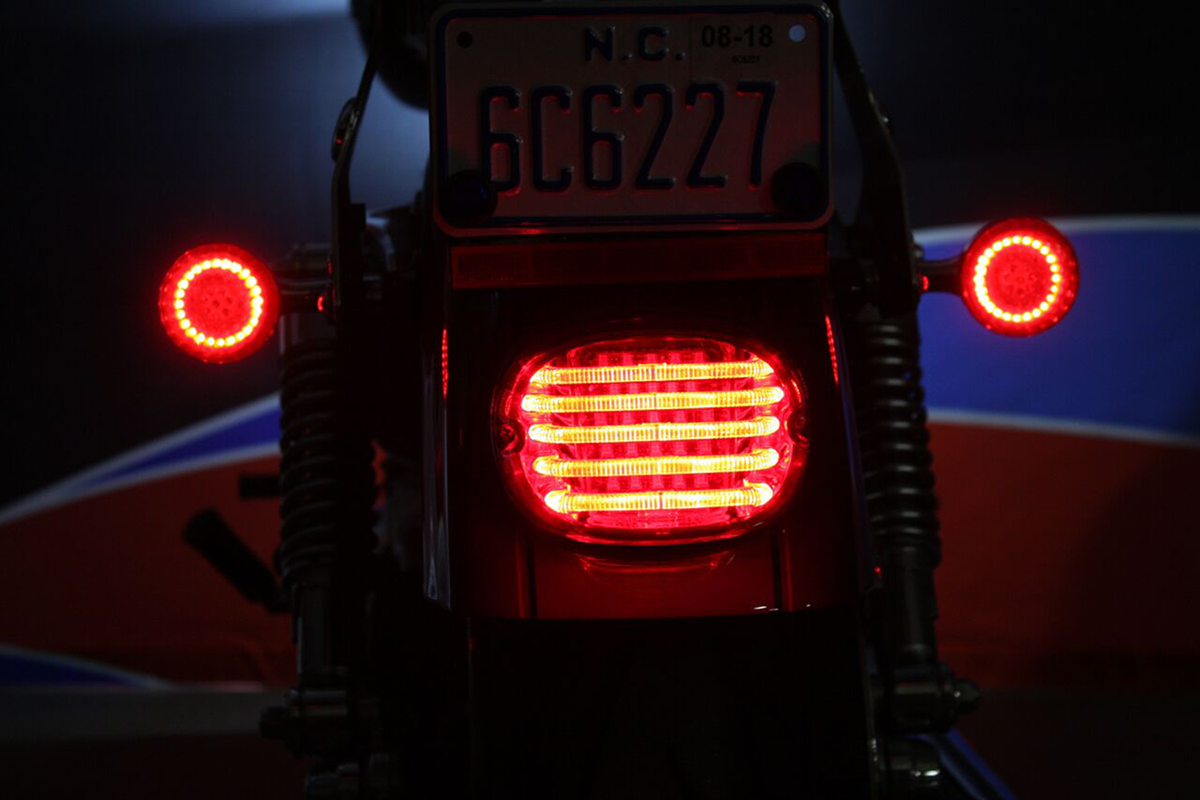 Custom Dynamics ProBEAM LED Low-Profile Taillight/No Plate Light Red PB-TL-LP-R
