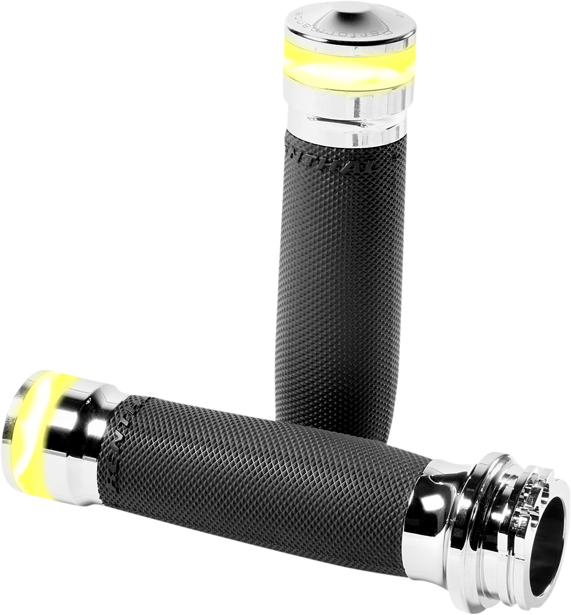 Performance Machine Vision Series Contour LED Turn Signal Grips 0063-2101M-CH