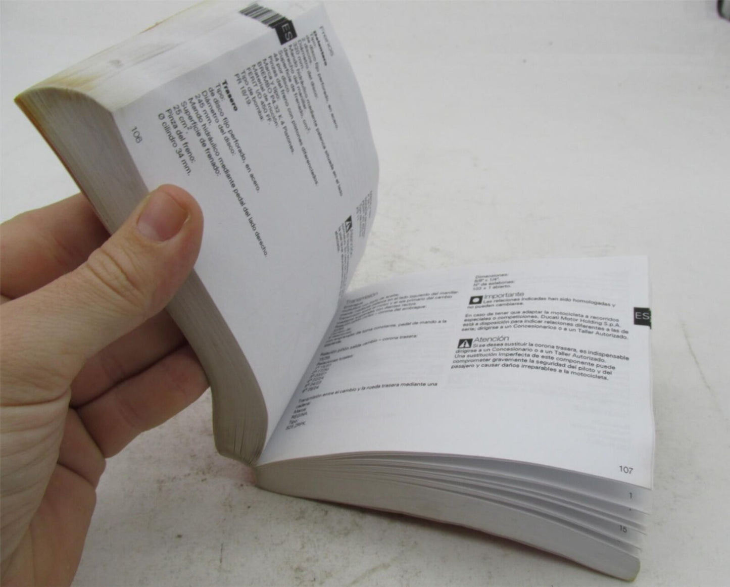 Ducati Official Factory Monster 1100 1100S Motorcycle Owner's Manual Book