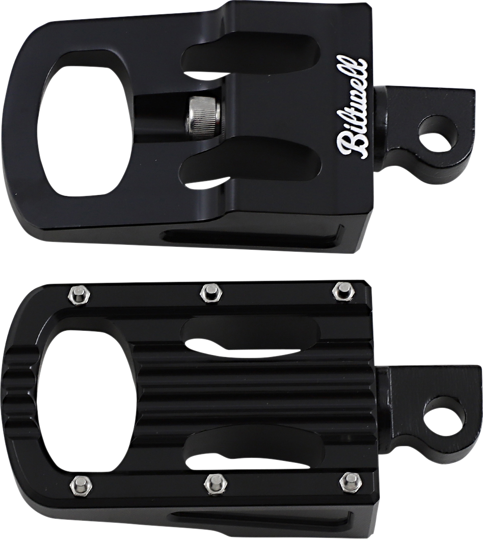 BILTWELL Punisher Footpegs Black Classic 7005-203-01