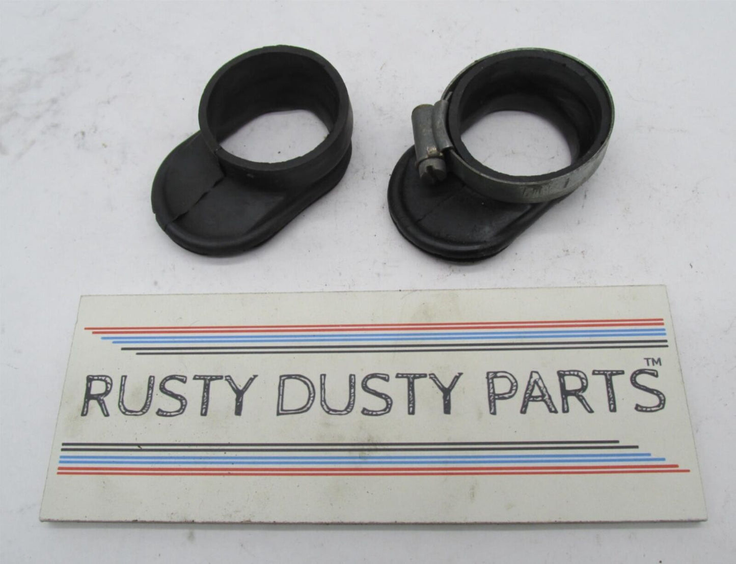 Pair Triumph BSA 1-7/8" Carb to Airbox Connectors TR6 BSA A65 OIF Boots 83-2625