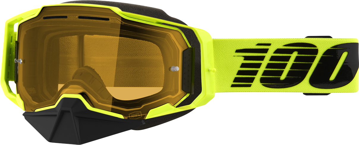 100% Armega Snow Goggles Nuclear Citrus - Yellow 50007-00003