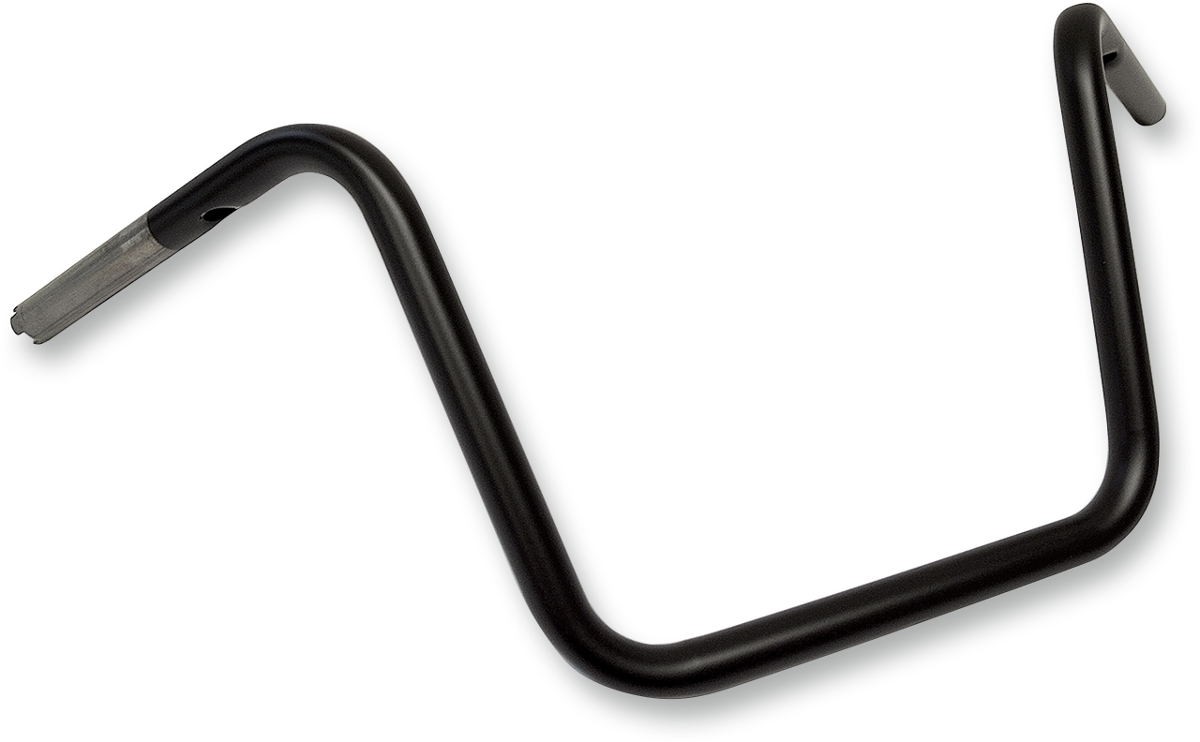 Drag Specialties 1" Touring Handlebars Flat Black 12" Ape Hanger