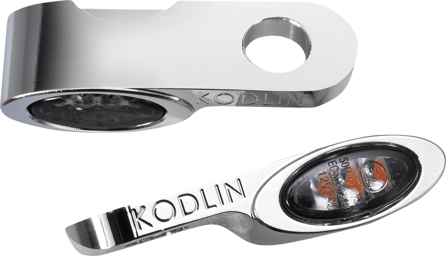 KODLIN USA Elypse LED 2-1 Turn Signals Chrome K68511