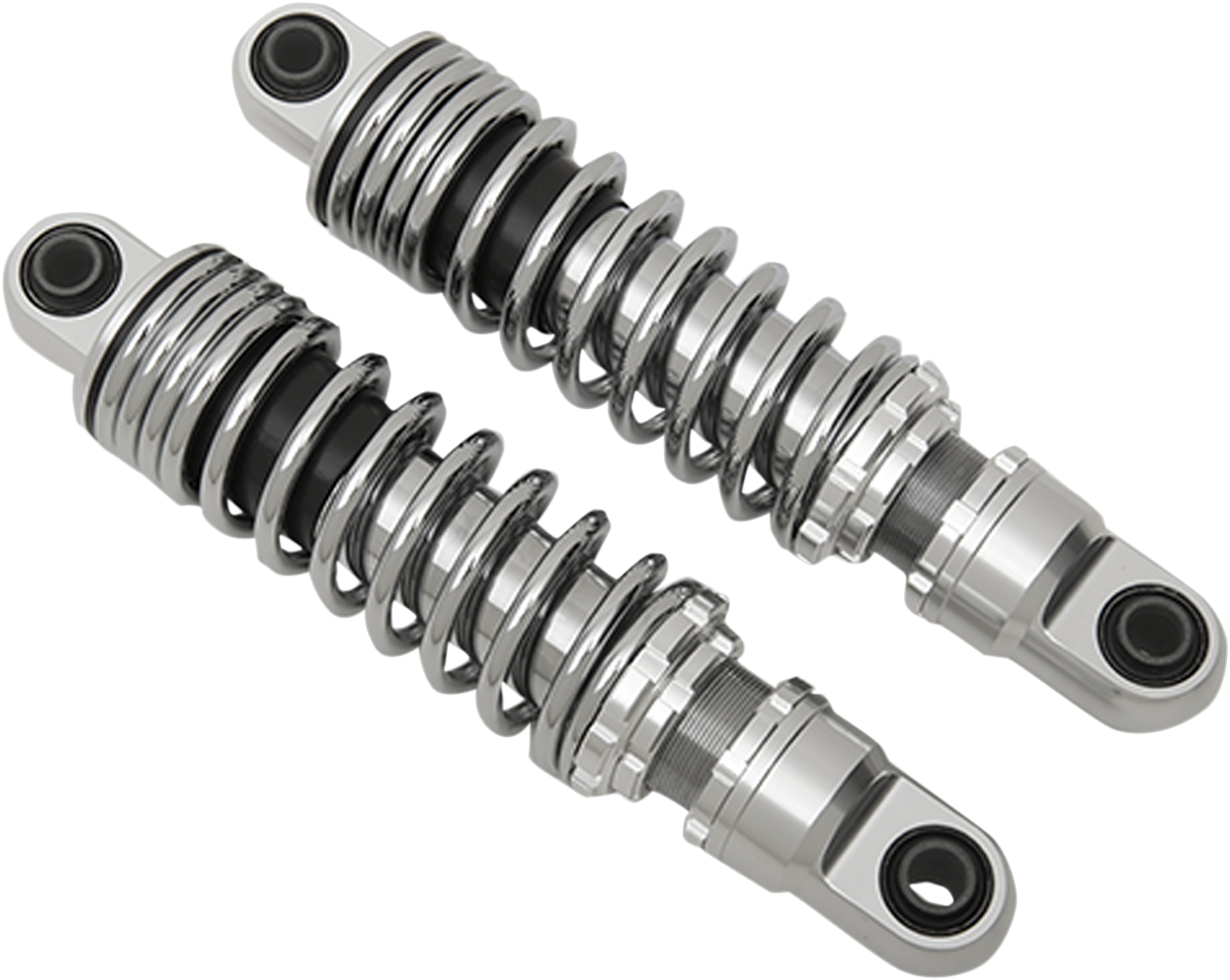 Drag Specialties Premium Ride-Height Adjustable Shocks 11" Chrome 1310-1197