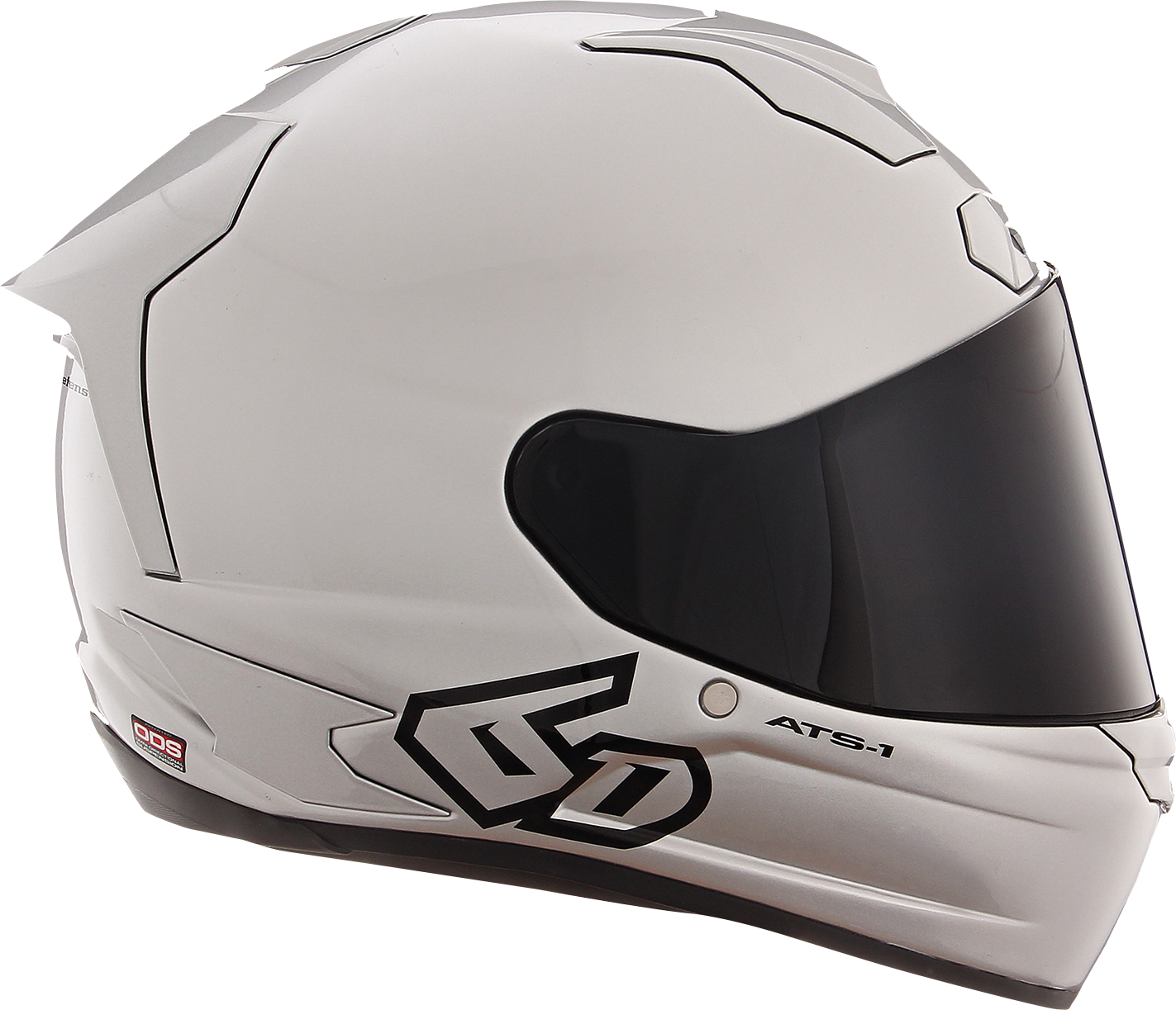 6D HELMETS ATS-1R Solid Helmet Gloss Silver Large 30-0997