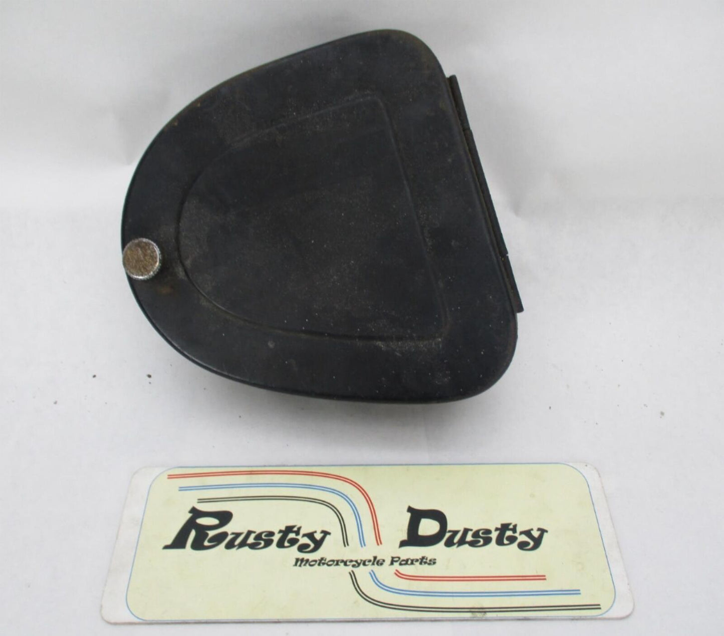 BSA Original Early Single Pre Unit Black Motorcycle Side Tool Box