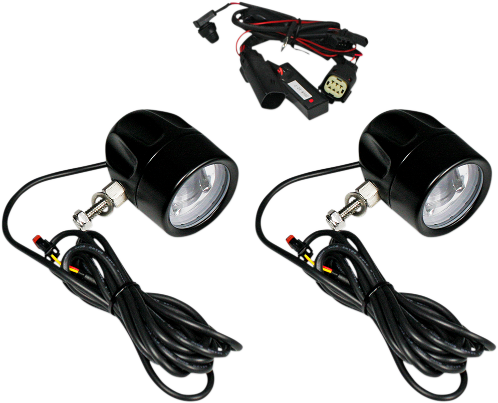 Custom Dynamics Probeam LED Halo Fog Lights Black PB-FOG-BCM-B