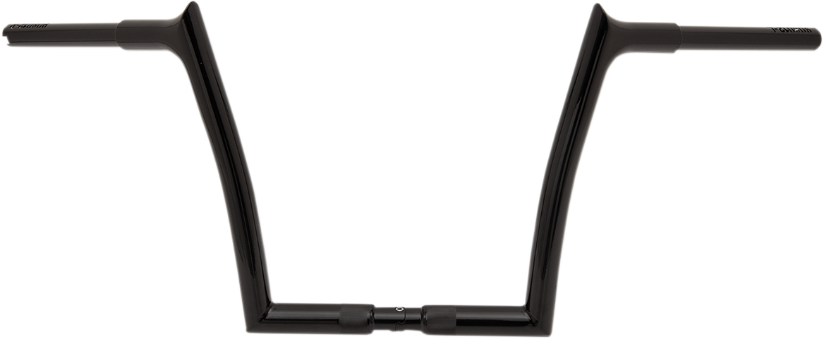 Fat Baggers, Inc. 1 1/4" EZ Install Pointed Top Handlebars 12" Black 908012-B