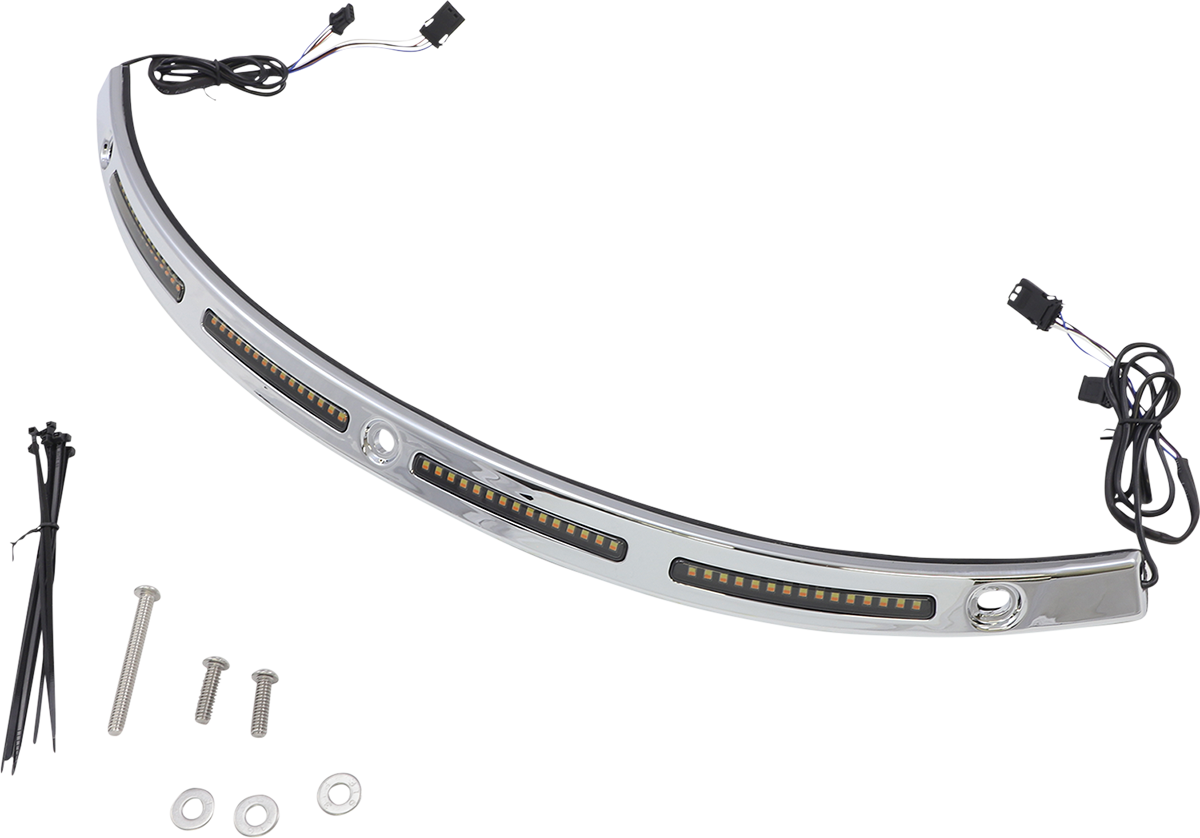 Custom Dynamics Genesis 4 Dynamic LED Batwing Windshield Trim CD-WT2-01-C