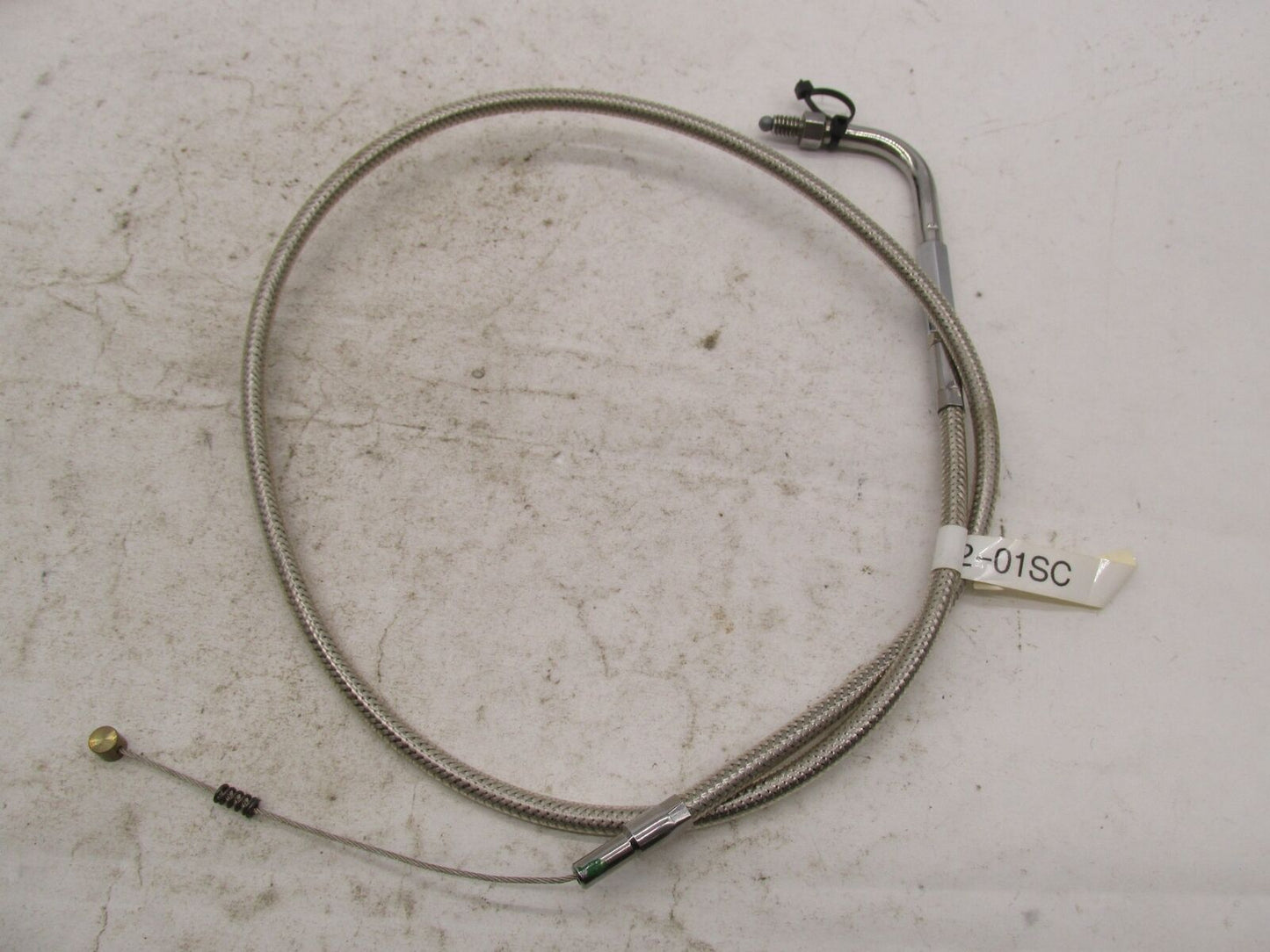 Harley Davidson Barnett Steel Braided Idle Control Cable 342-01SC