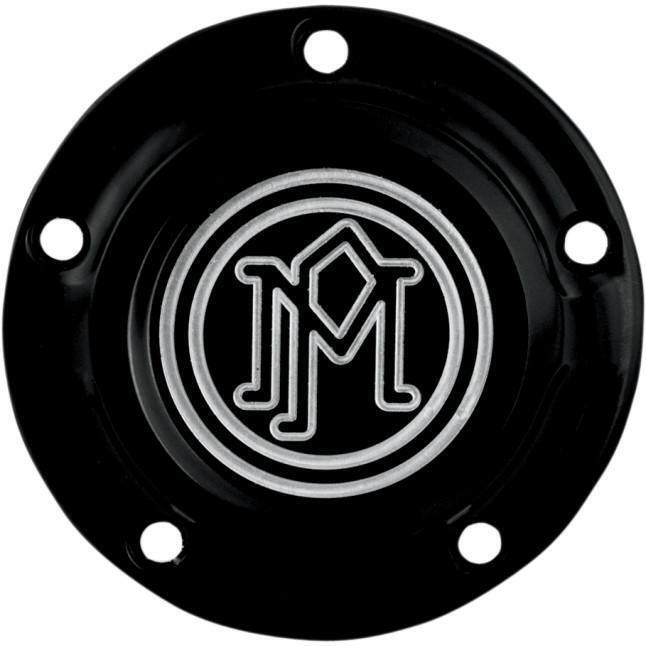 Performance Machine Scallop Ignition Cover Contrast Cut 5 Hole 0177-2029-BM