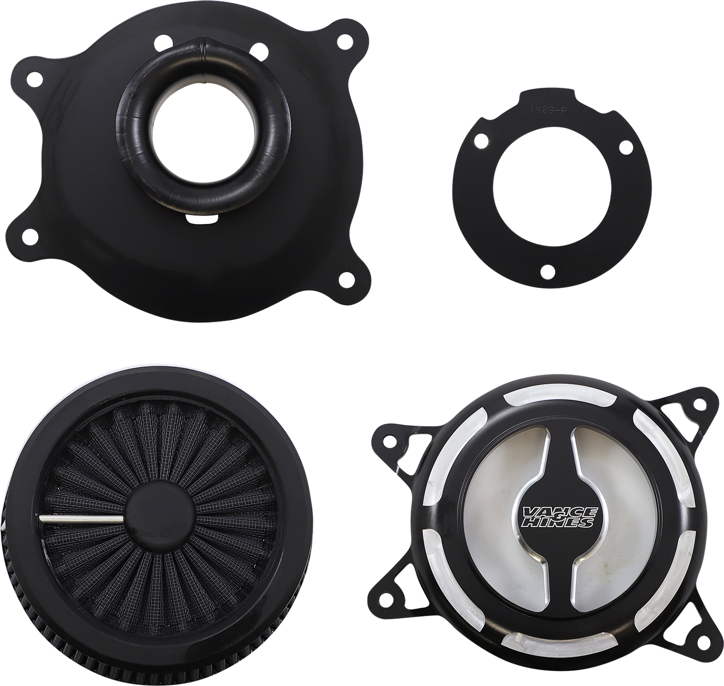 Vance & Hines VO2 Blade Air Cleaner Black 40393