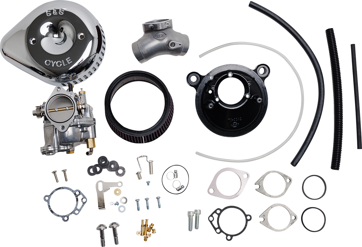 S & S Cycle Carburetor G and Stealth Air Kit 110-0152