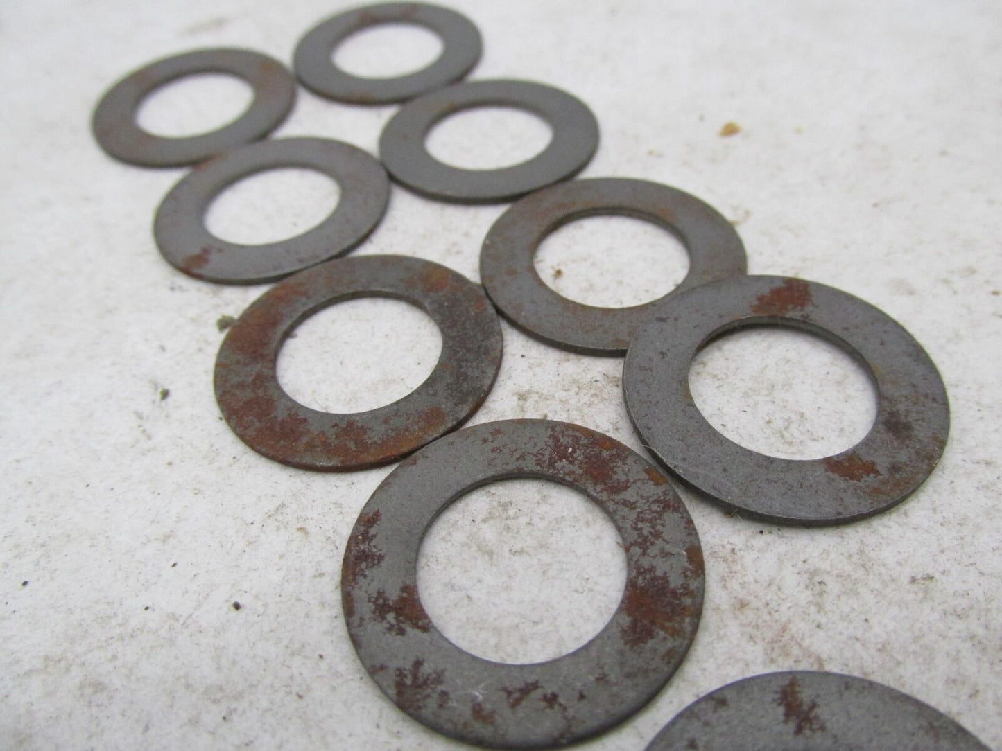 Lot of 9 Harley-Davidson Genuine NOS Aermacchi Spacers 1mm C H ML MLS MSR 6666-P
