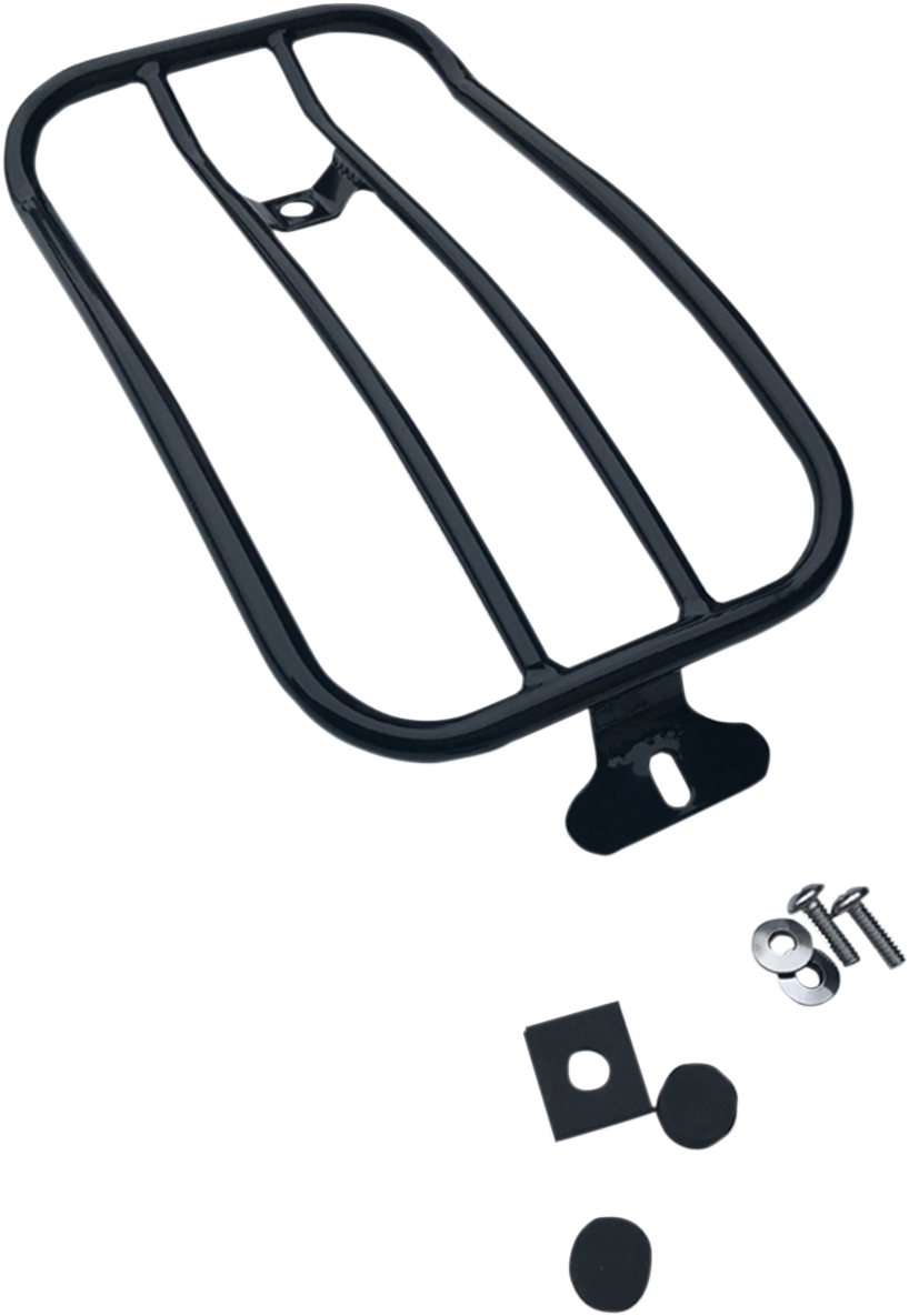 Motherwell Solo Luggage Racks 7" Gloss Black MWL-118GB