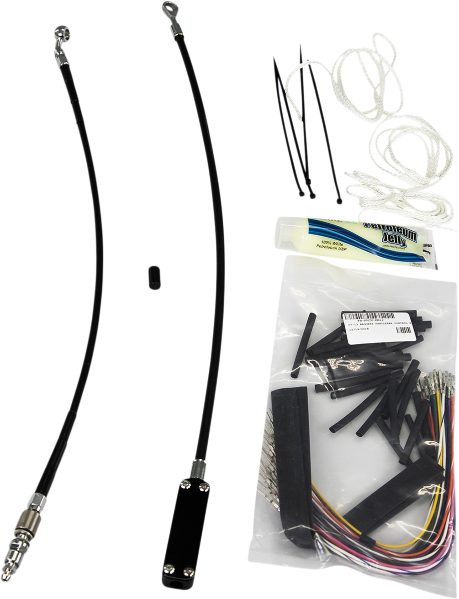 Fat Baggers, Inc. EZ Installation Kit for Cable Clutch 16" Black 109116B