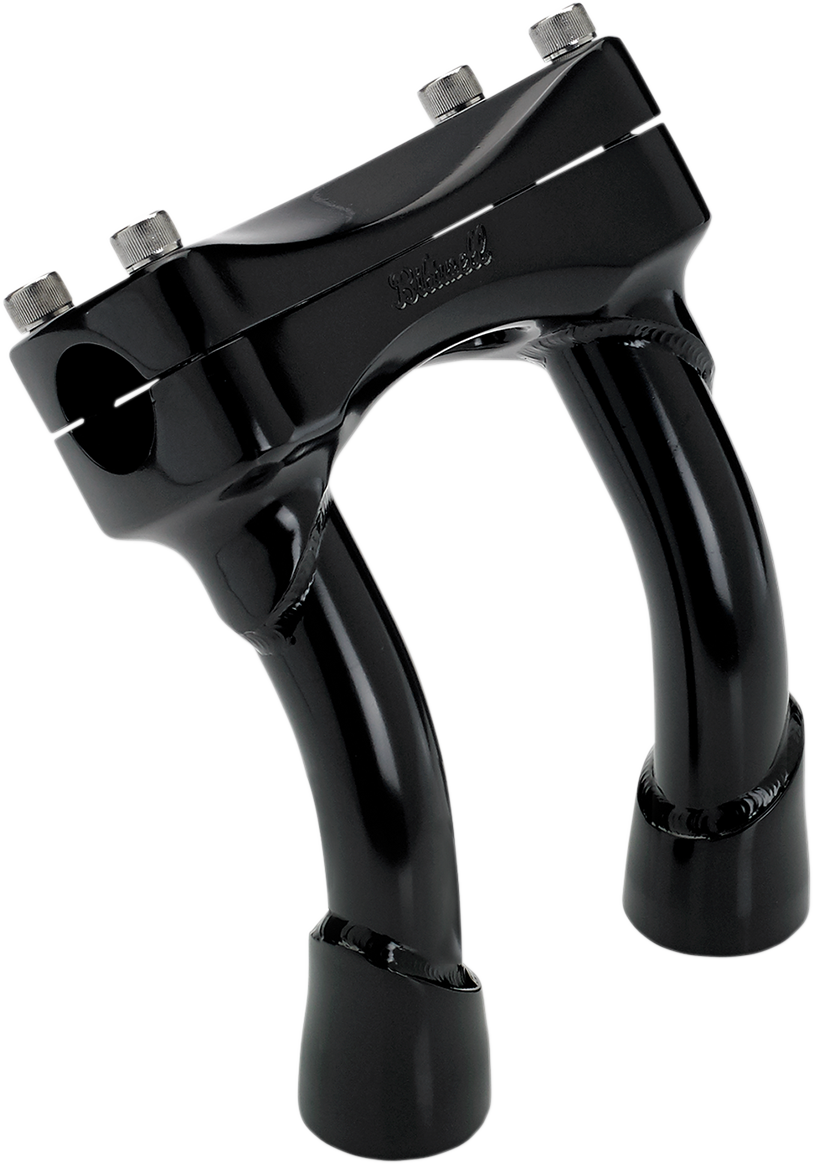 BILTWELL 6" Murdock Riser Kits Satin Black 6404-201-06