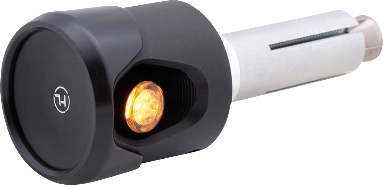 Highsider Highsider Akron-Flash LED Bar End Turn Signals Black 203-0050