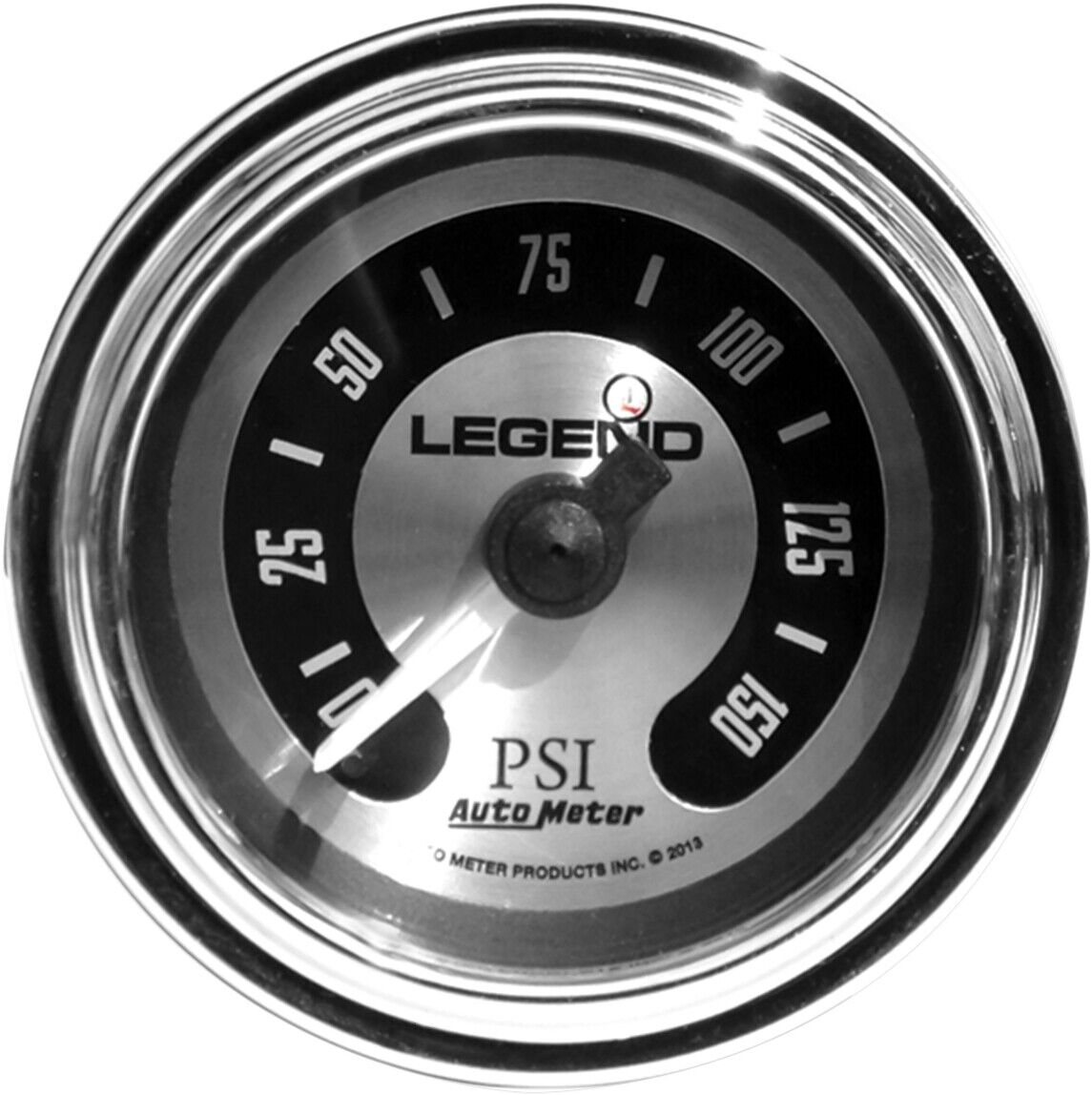 LEGENDS Fairing Mounted LED Backlit PSI Guages Titanium - Lighted