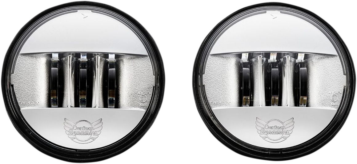 Custom Dynamics ProBEAM LED Passing Lamps 4 1/2" Chrome PB-45-C