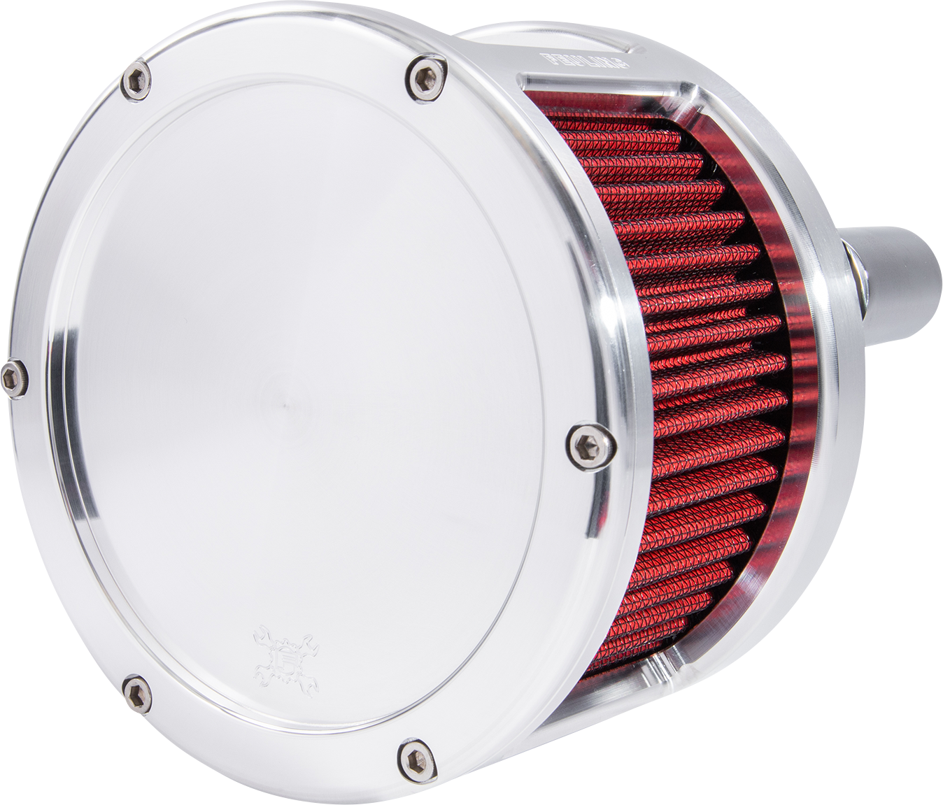 Feuling BA Race Series Air Cleaner Kit Raw - Solid Cover - Red 5421