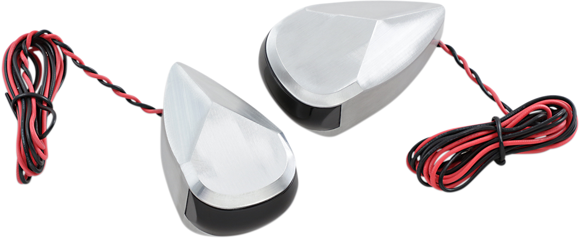 Alloy Art LED Turn Signals Raw Red /Smoke Lens MRL-2R