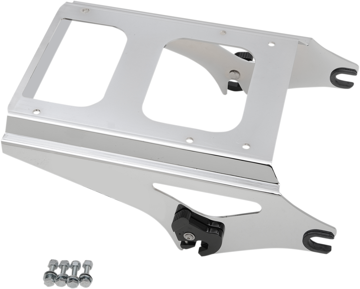 Drag Specialties Quick Detach Tour Box Mount Chrome 1510-0242