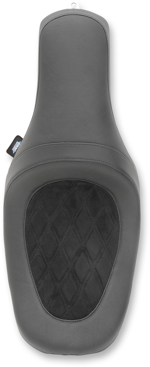 Drag Specialties Predator Seat Double Diamond / Faux Suede Insert 0801-0975