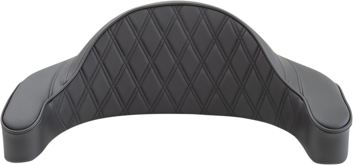 Drag Specialties King Pack Pad Black Double Diamond 0822-0435