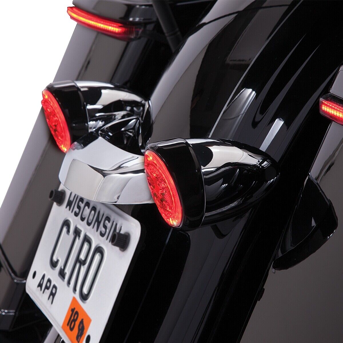CIRO Fang Signal Light Inserts Black 45421