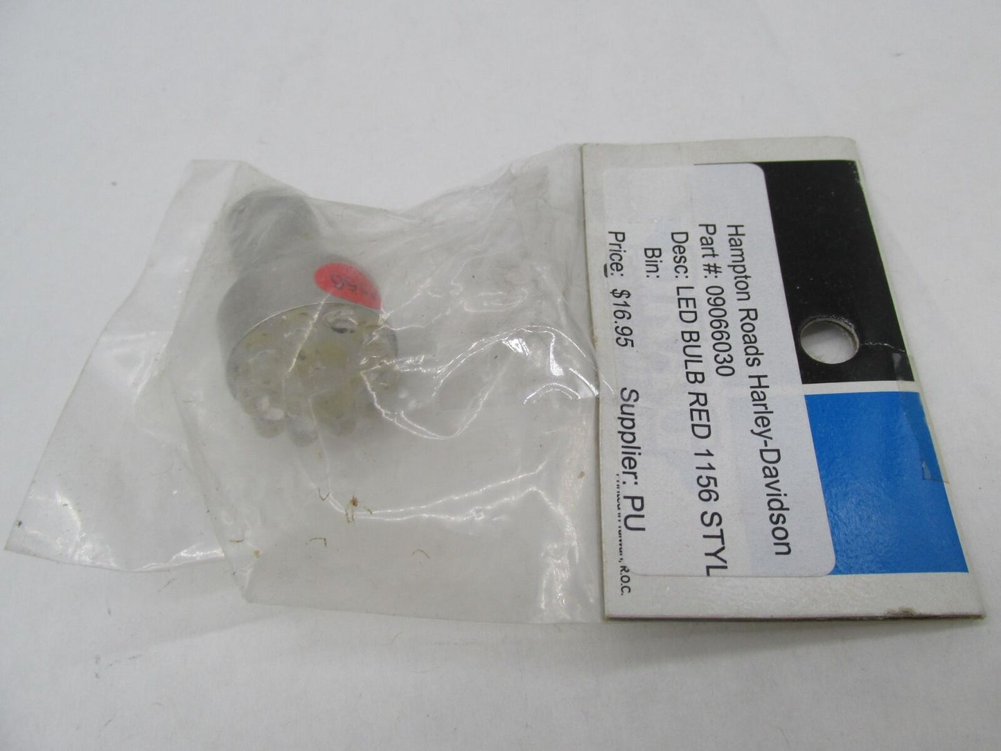 Harley Davidson Drag Specialties Red LED Bulb 1156 Style 0906-6030