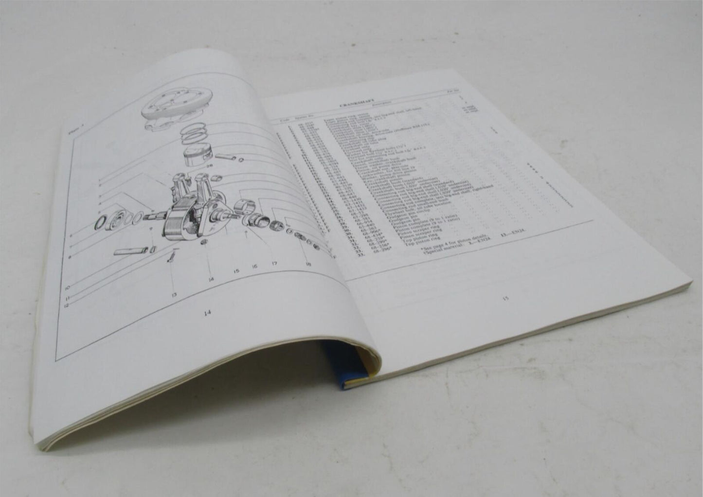 BSA A50 A65 Lightning Firebird Thunderbolt Replacement Parts List Book 00-5145