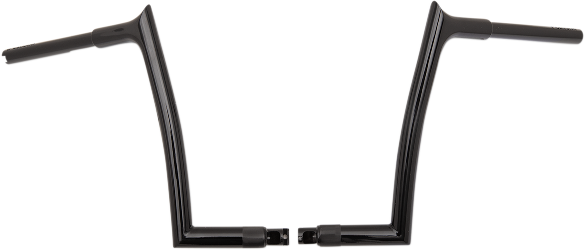 Fat Baggers, Inc. 1 1/4" EZ Install Pointed Top Handlebars 10" Black 908010-B
