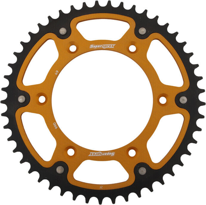 Supersprox Rear Stealth Sprocket 49T Gold RST-990-49-GLD