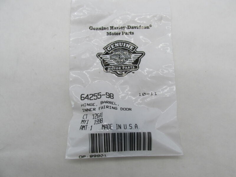 Lot of 3 Harley-Davidson Genuine NOS Inner Fairing Door Hinge Barrel 64255-98