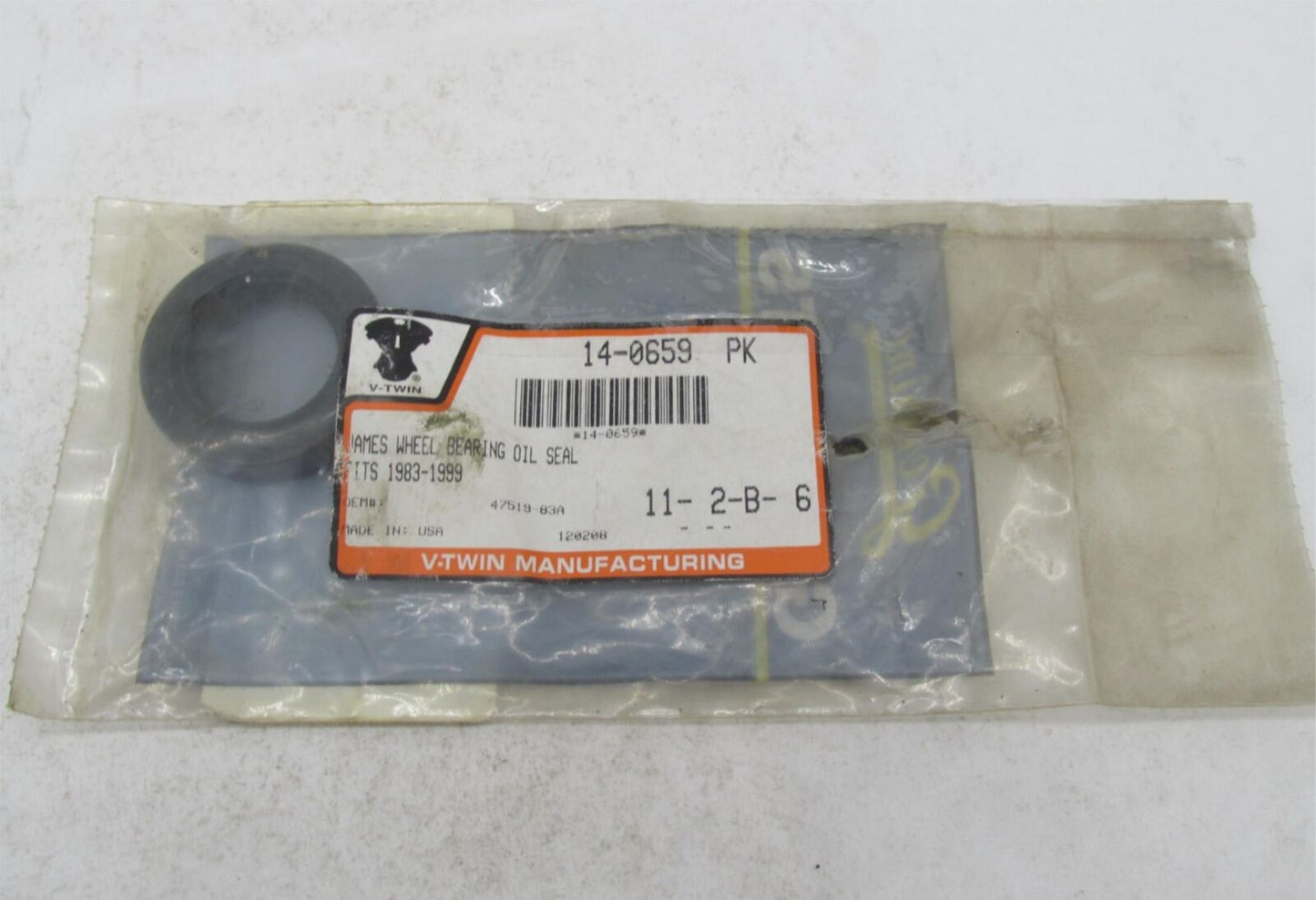 (1) Single Harley Davidson James 1985-1999 Wheel Bearing Oil Seal JGI 47519-83