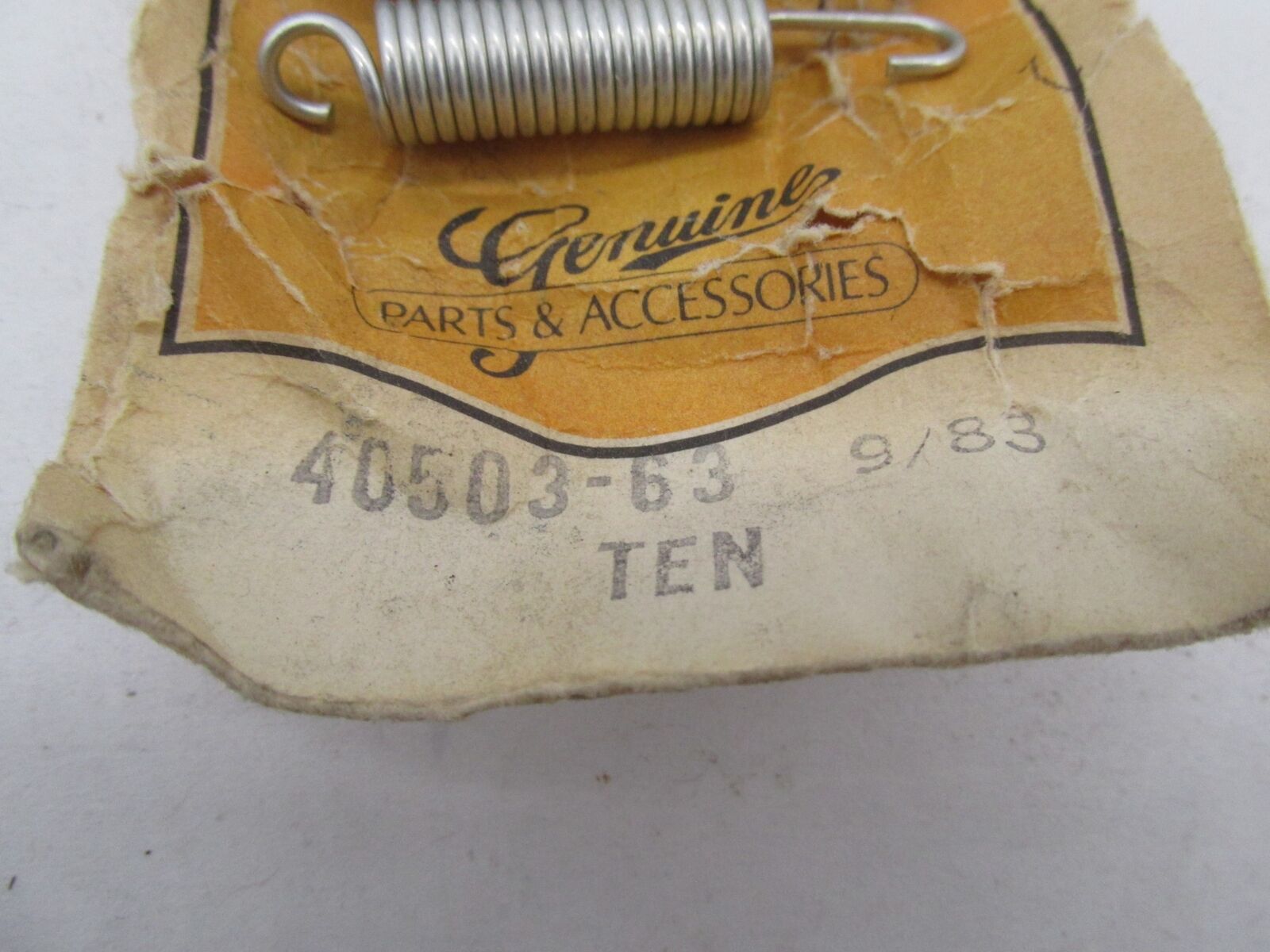 Lot of 6 Harley Davidson Genuine NOS Taillight Tail Lamp Switch Springs 40503-63