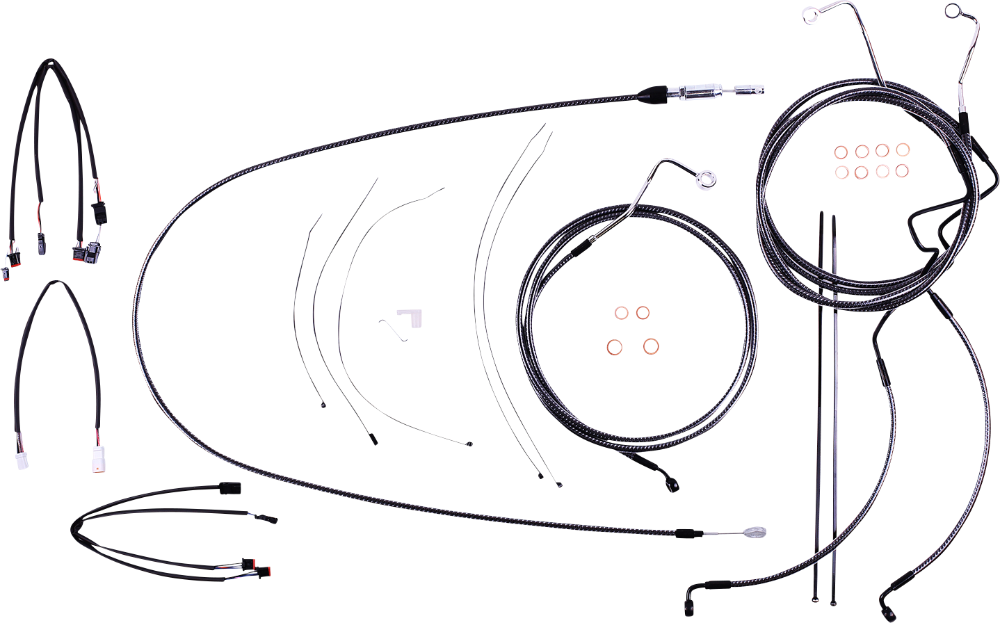 Magnum KARBONFIBR Designer Handlebar Installation Kit 7871202