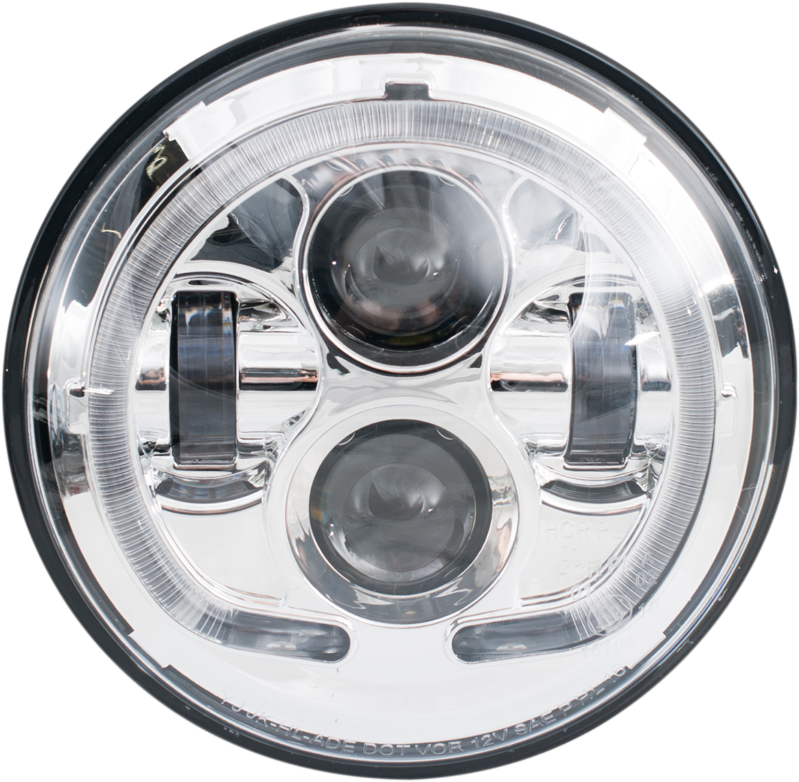 Rivco Products 7" LED Headlight Chrome LED-130C
