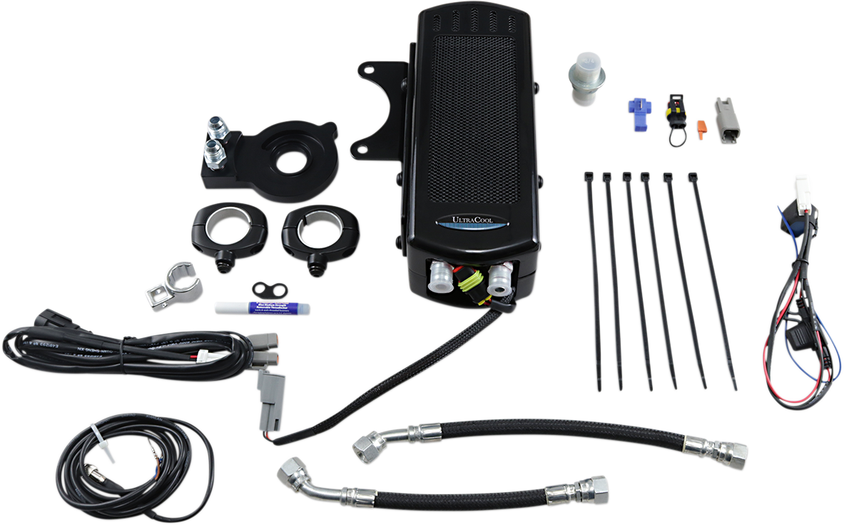 ULTRACOOL Oil Cooler Kits Black Frame Mount Side Mount Vertical SMSP-2G
