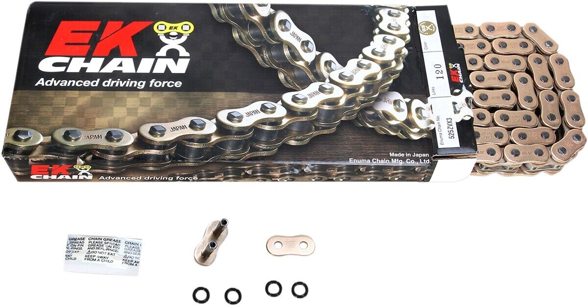EK ZVX3 Chain 525X120 Gold 525ZVX3-120/GXG
