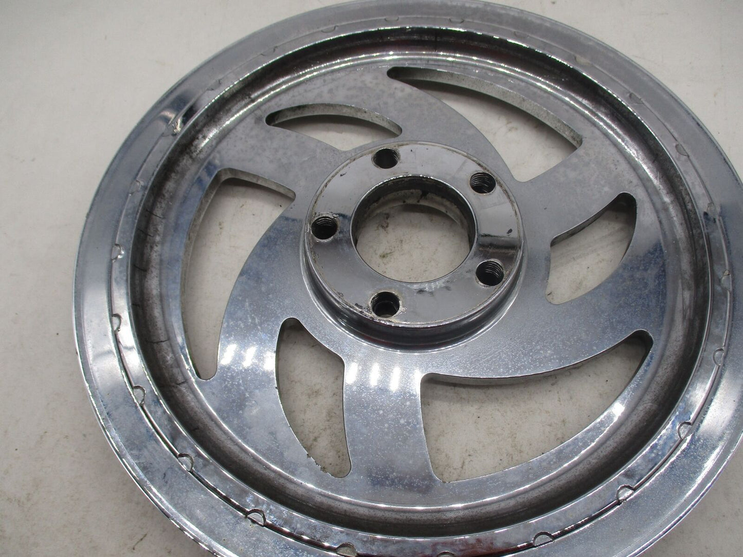 Harley Davidson Chrome Belt Drive 70T Tooth Sprocket Pulley 12.5" D 1.25" Wide