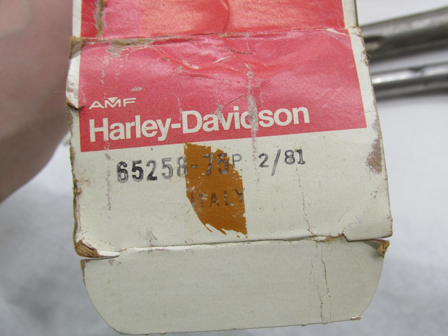 Harley Genuine NOS Aermacchi Exhaust Muffler Baffle Spark Arestor 65258-75P