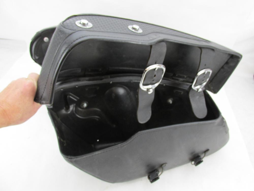 Pair of Harley-Davidson Genuine Road King Black Saddlebags