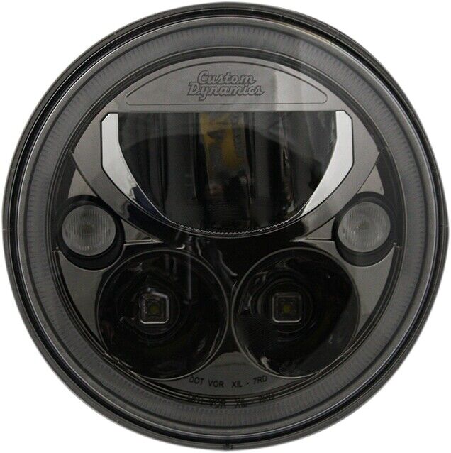 Custom Dynamics TruBeam LED Headlight 7" Black CDTB-7-B